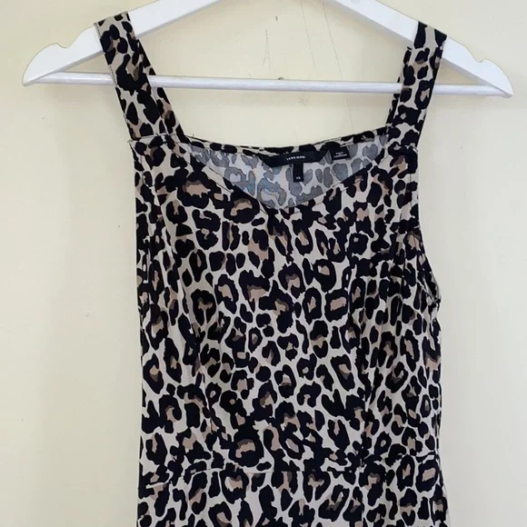 Vero Moda Leopard Print Sand Dress Size XS - Picture 5 of 12